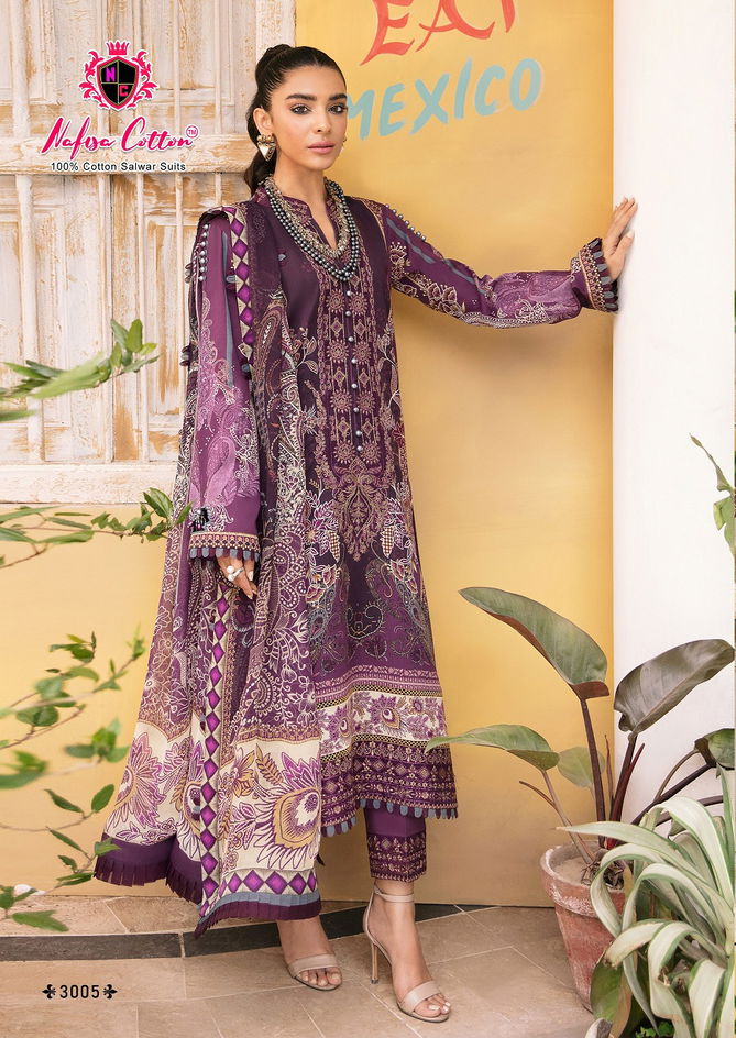 Mehra Karachi Vol 3 By Nafisa Karachi Cotton Printed Dress Material Wholesale Shop In Surat
